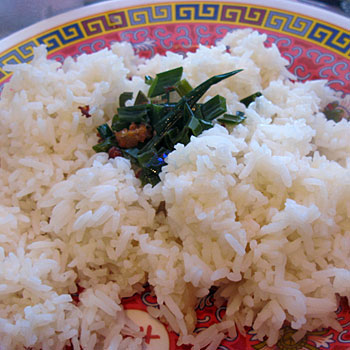 Jasmine Rice with Coconut Sauce