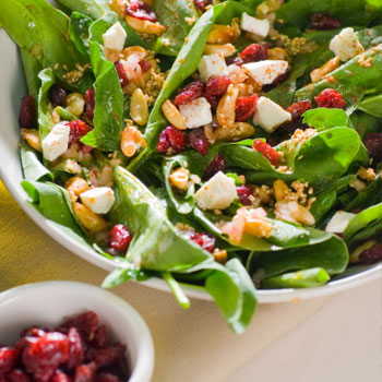 Chop Salad With Dried Cranberries and Ricotta Salata