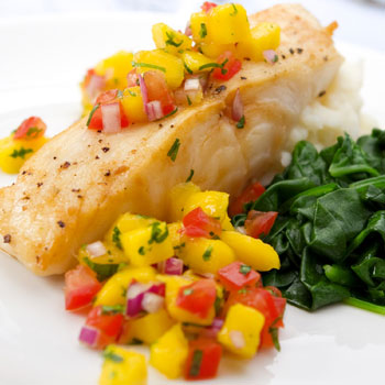 Grilled Red Snapper with Salsa