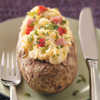 Ham-Stuffed Potatoes