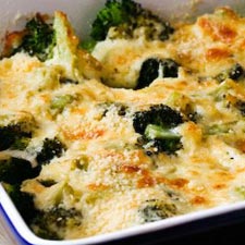 Baked Broccoli & Spinach