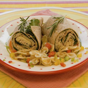 Turkey & Veggie in Lahvosh Rolls