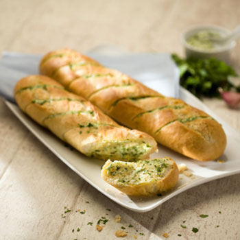 Basil-Buttered French Bread