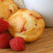 Get Ripped Raspberry Protein Muffins